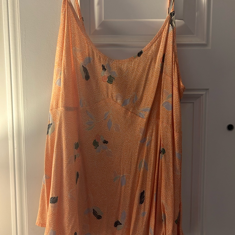 O'Neill Orange Floral Tank Top